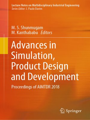 cover image of Advances in Simulation, Product Design and Development